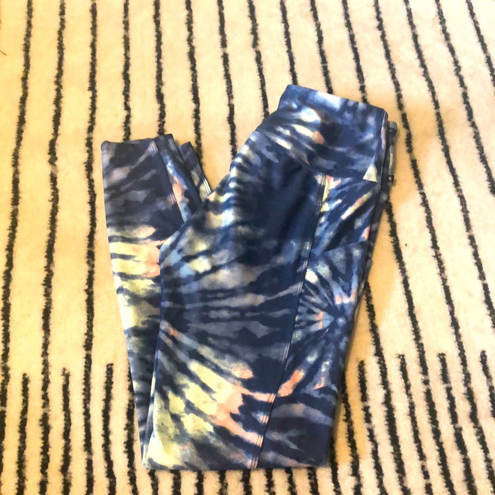 Marika tie dye high rise leggings